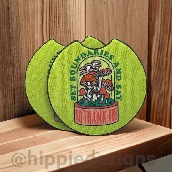 Set Boundaries Car Coasters 2 Pack - Picture 2 of 7